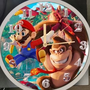 Mario n Donkey Kong clock